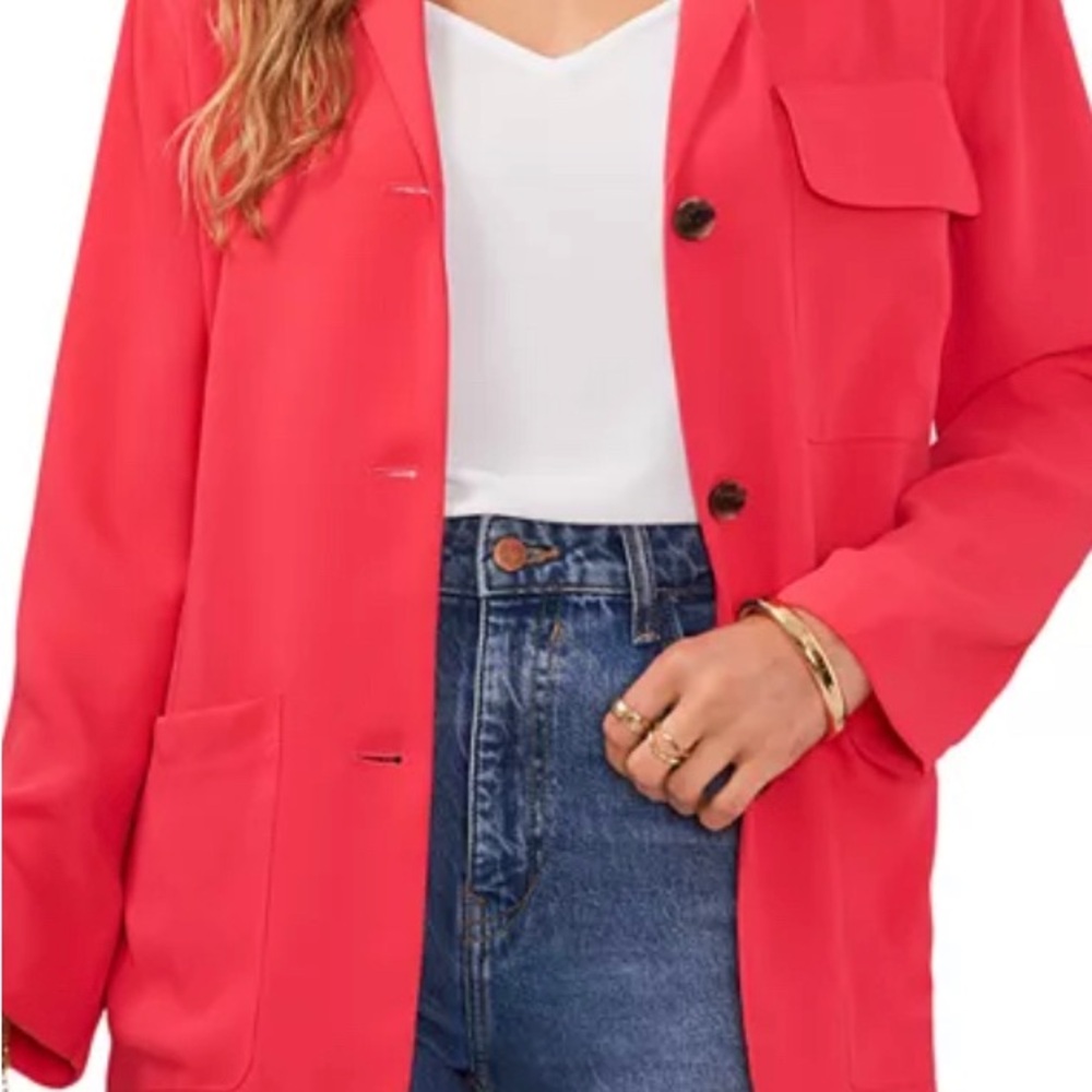 Slouchy Patch Pocket Jacket